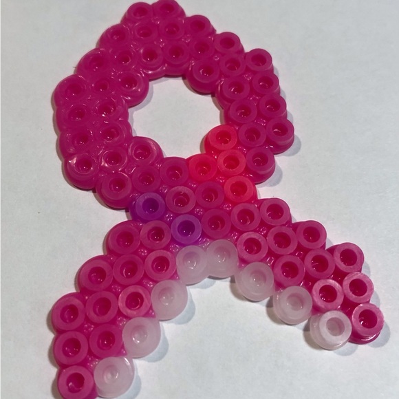 Handcrafted Magnet Teal/White Awareness Ribbon - Picture 7 of 9